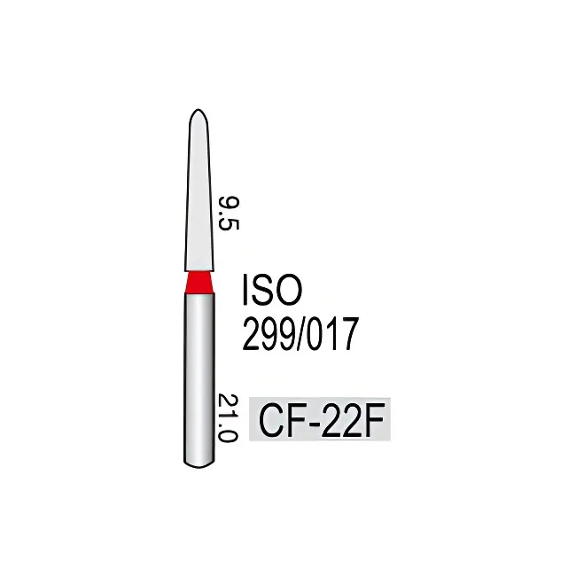 Round End Taper or Inlay Preparation Shape CR-22F, Fine Grit, 289/013