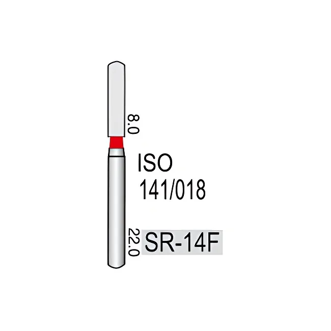 Shoulder Straight Round End Cylinder SR-14F, Fine Grit, 141/016