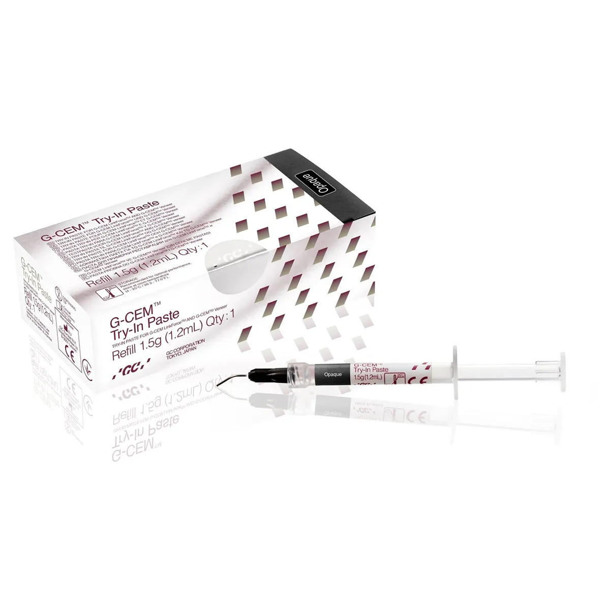 GC G-CEM معجون تجربة، A2، محقن 1.5g/1.2ml