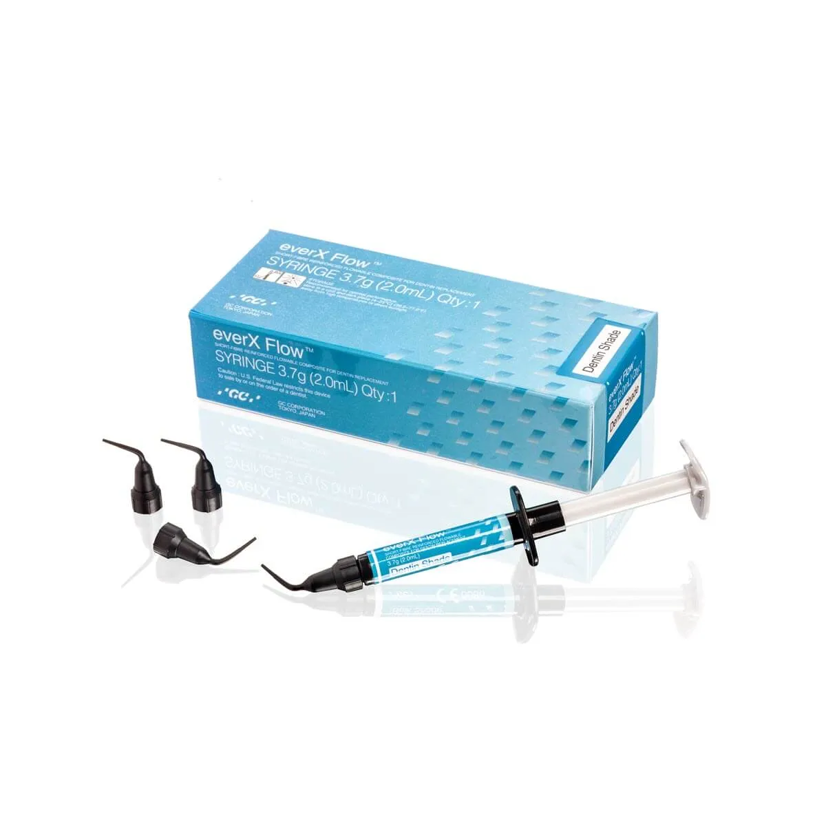 everX Flow، درجة Dentin، كومبوزيت سائل معزز بالألياف القصيرة