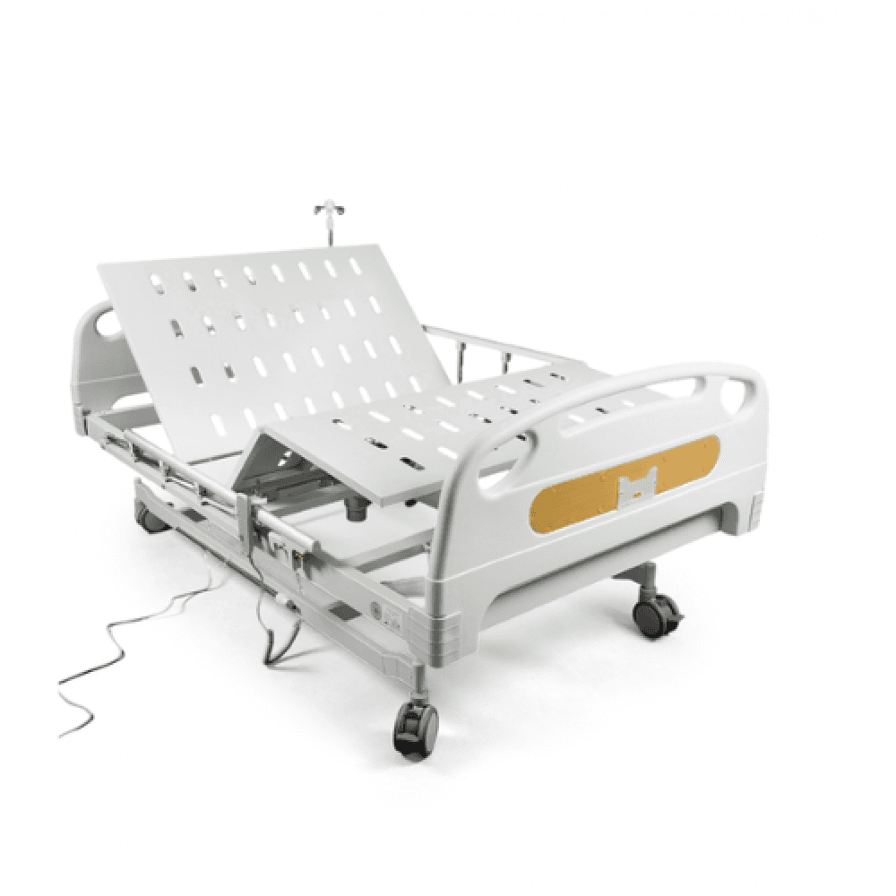 Electric Hospital Bed, 4 Functions, With Mattress, 120cm Wide
