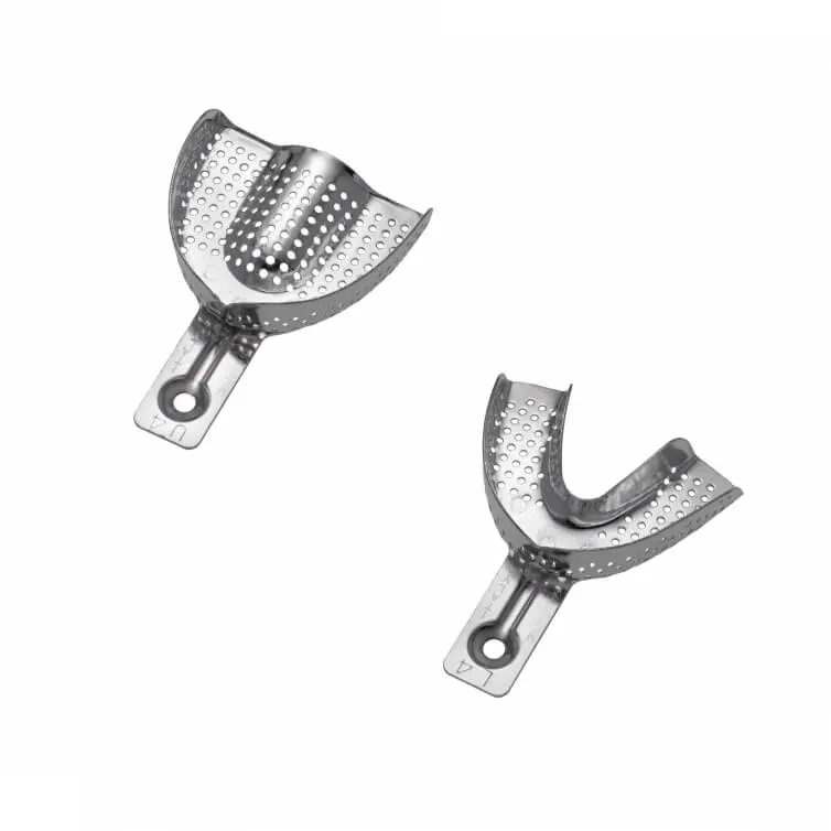 Aluminum Impression Trays #4 (Medium), PK/2