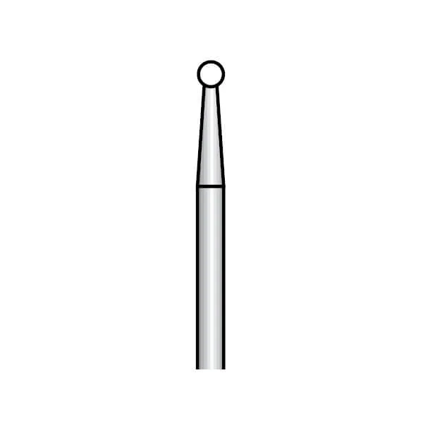 Ash Hi-Di Diamond Burs, Round (001), Medium, FG 016