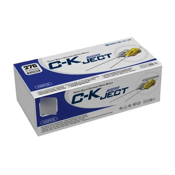 إبرة تخدير الأسنان 27G 0.4x30mm، طويلة