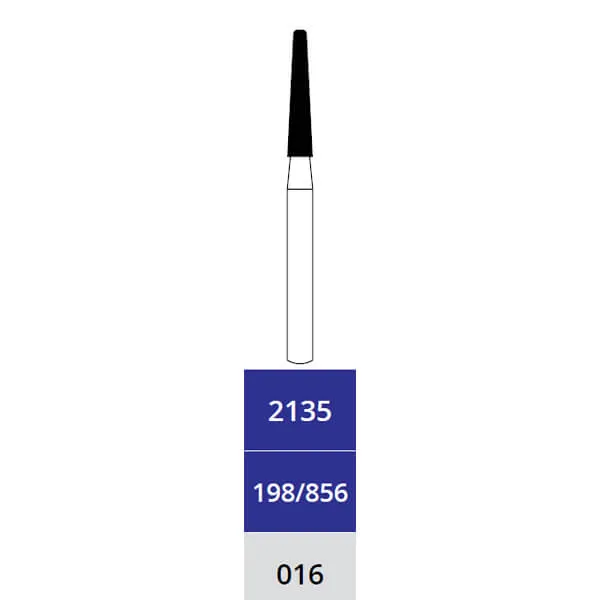 سنبلة ألماسية، مخروطية ذات نهاية مستديرة، خشنة جداً، FG Long 315-016, 2135VC