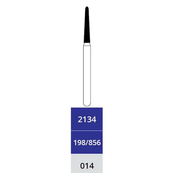 Diamond Bur, Cone Round End, X-Fine, FG (Long) 014