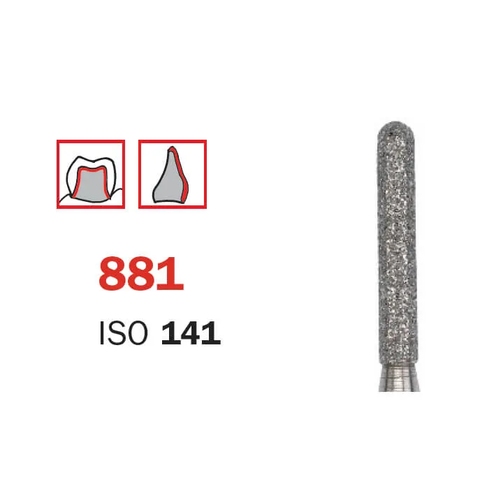 سنبلة ألماسية، FG 012، ناعم، أسطوانة كتف مستدير ISO #141