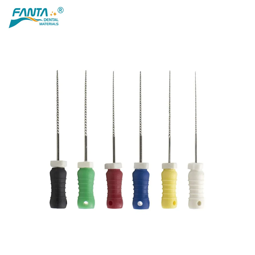Fanta K-Files، أحجام متنوعة #15–40، طول 31mm، الفولاذ المقاوم للصدأ