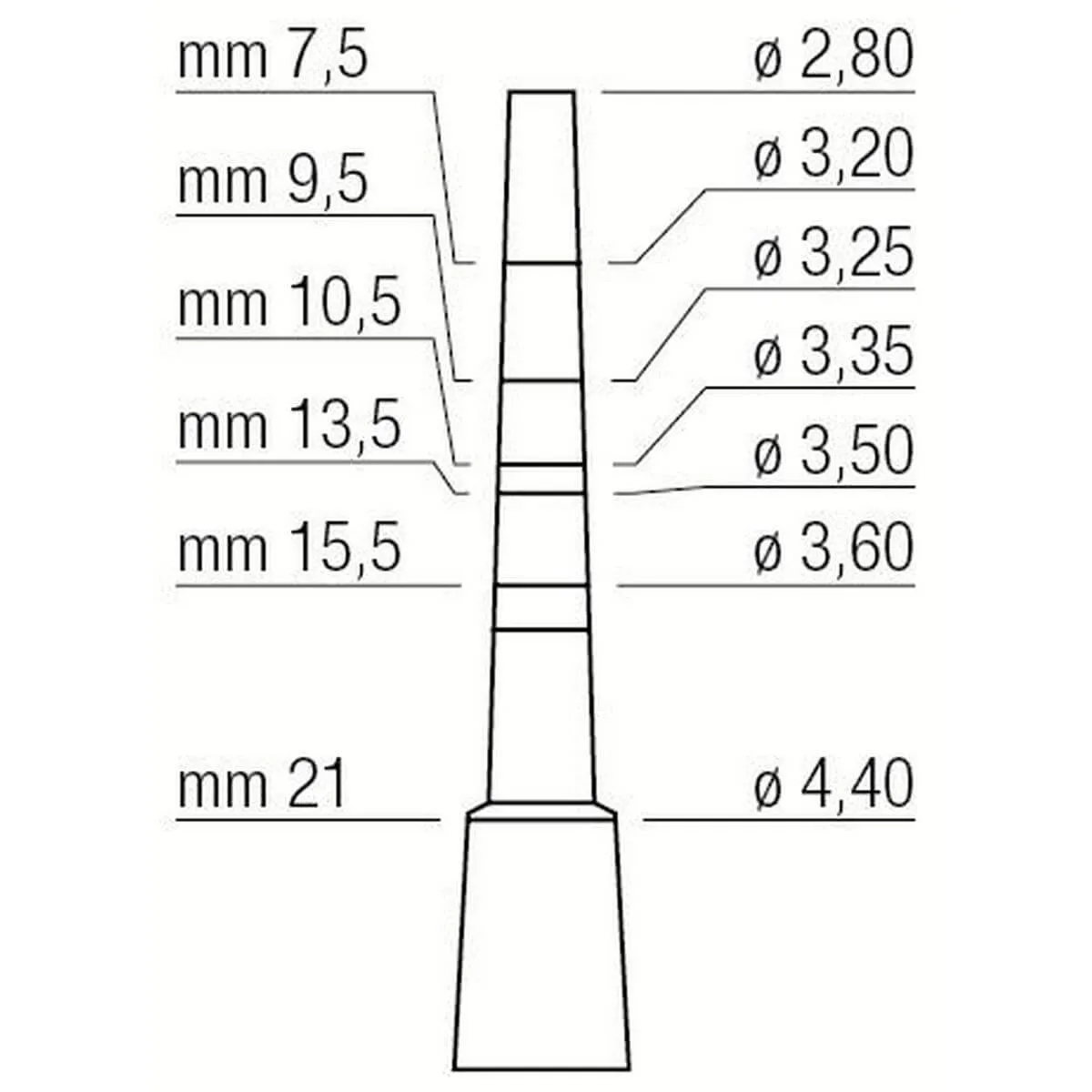 موسع العظم 2.8/4.4mm