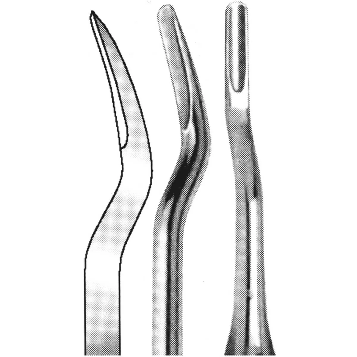 Root Elevator 4mm, Right