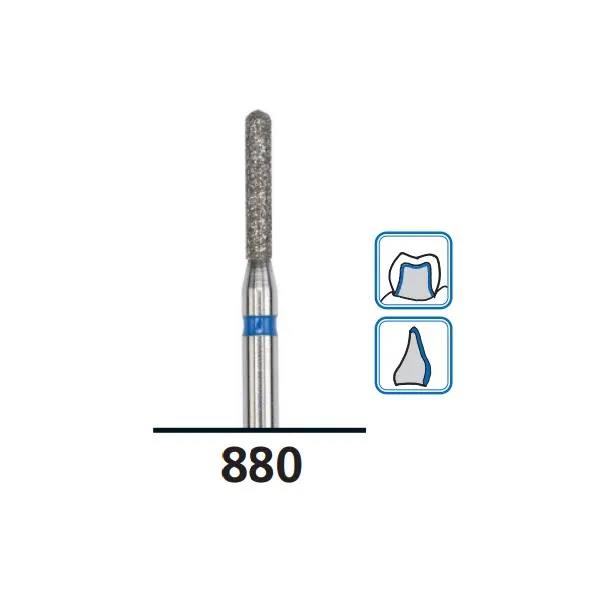 سنابل ألماسية أسطوانية مستديرة النهاية C880، حبيبات فائقة النعومة، FG-014