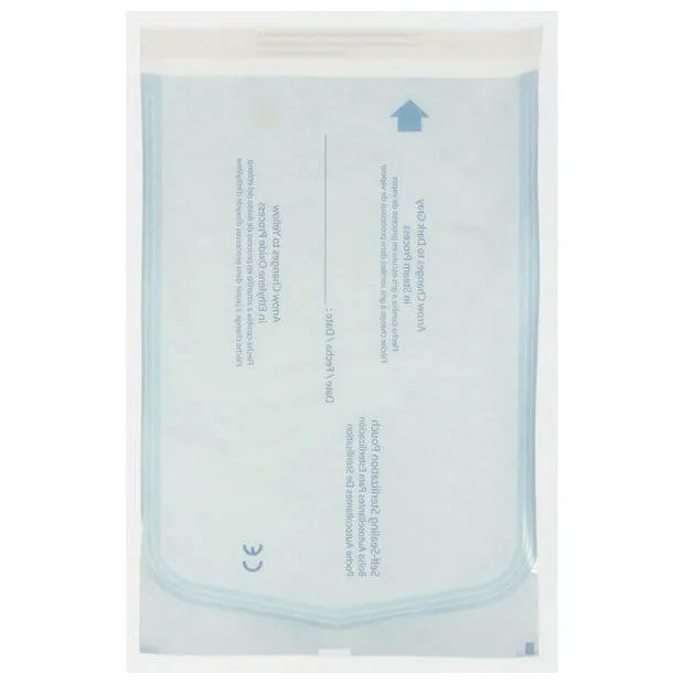 Self-Sealing Sterilization Pouch, (5.25" x 11" / 13.3 cm x 27.9 cm)