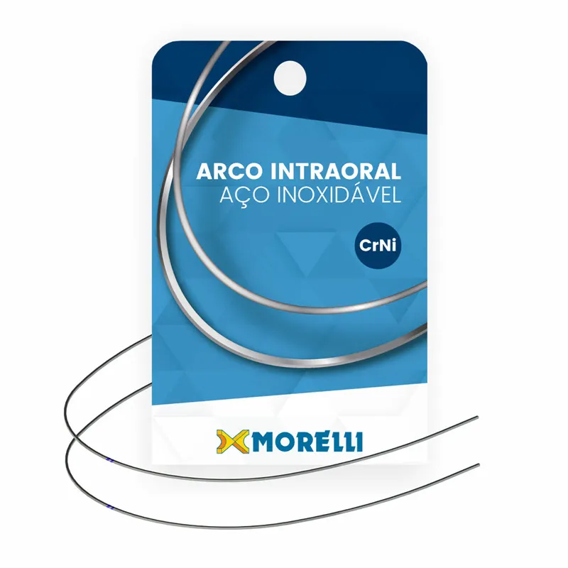 Stainless Steel Intraoral Archwire, Upper, Rectangular .016" × .022"