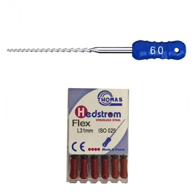 Thomas H-File Flex 21mm #15-40 Stainless Steel