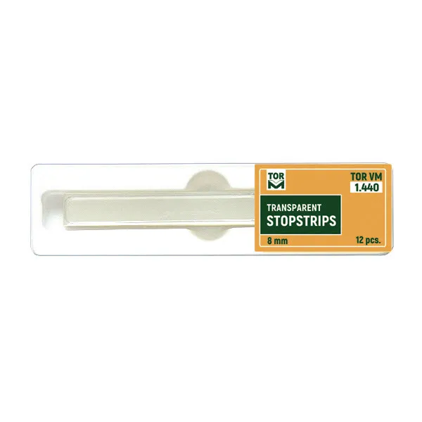 شرائط توقف شفافة، عرض 8mm، طول 100mm