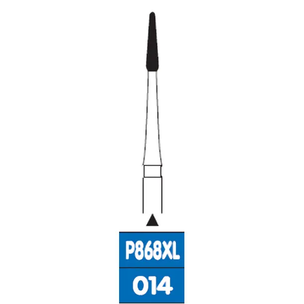 Perio Diamond Burs RA, Depth Marker 868XL, Super Fine Grit, FG-014