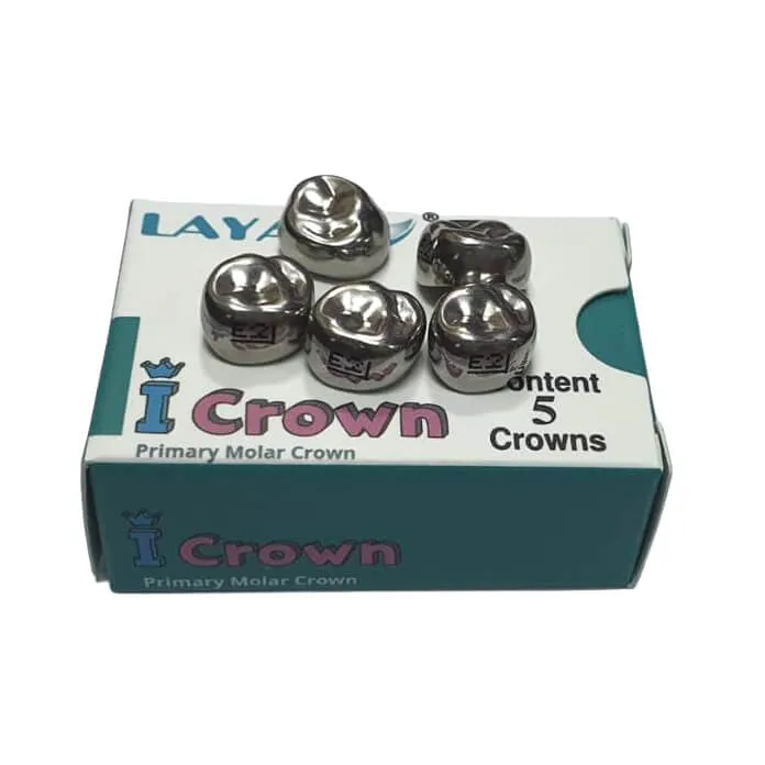 Stainless Steel 1st Primary Molar (DUR #2) PK/5
