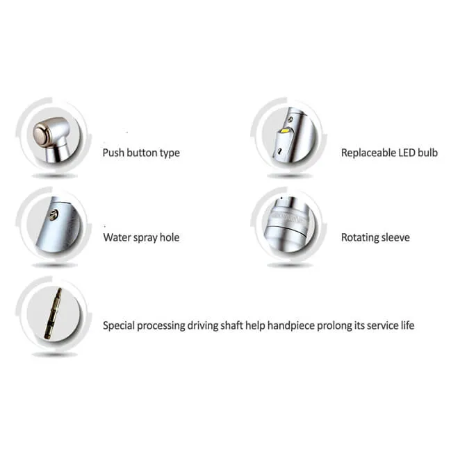 Endo Handpiece Contra Angel 1:5 with LED