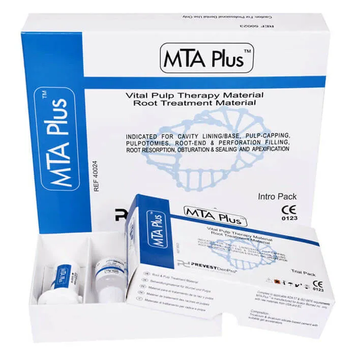 MTA Plus، مادة علاج الجذور واللب