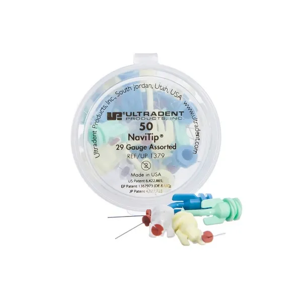 NaviTips 29G, Assorted Lengths, Controlled Apex Delivery, Refill