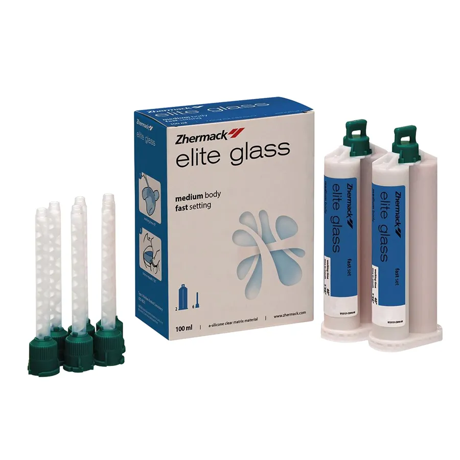 Elite Glass، A-Silicone شفاف للفينير، 50ml، PK/2