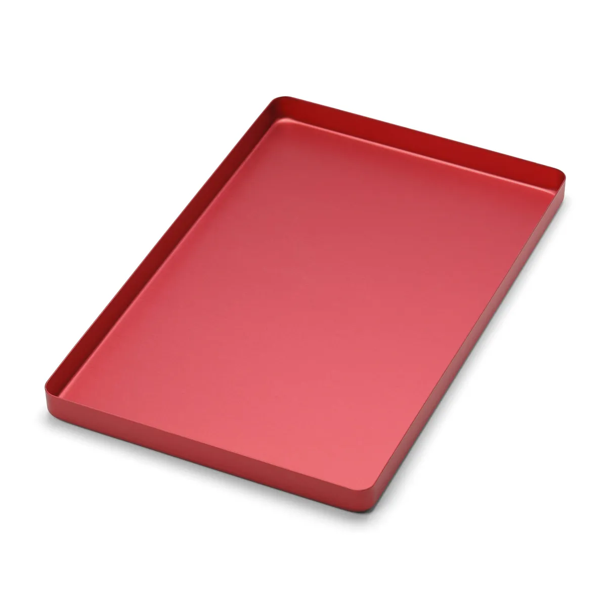 Aluminum Tray Red Normal 285x185x15mm