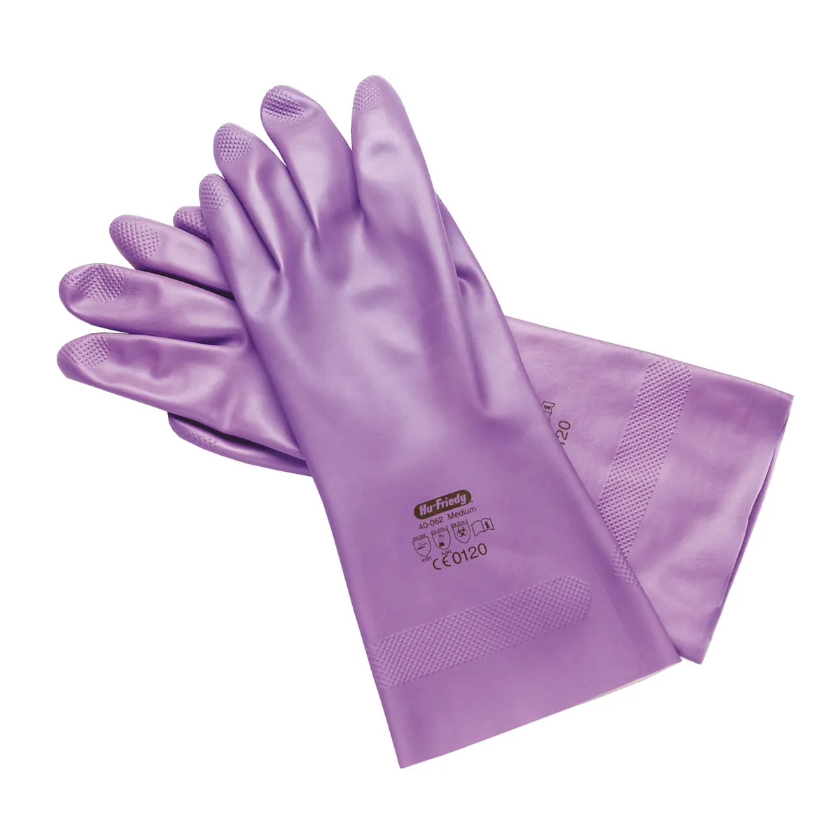 IMS Nitrile Flock-lined Utility Gloves Size #8 PK/3 Pairs