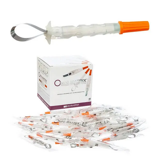 Omni-Matrix SS، Winged 6.5 mm 0.001" (.025 mm) Orange، PK/48