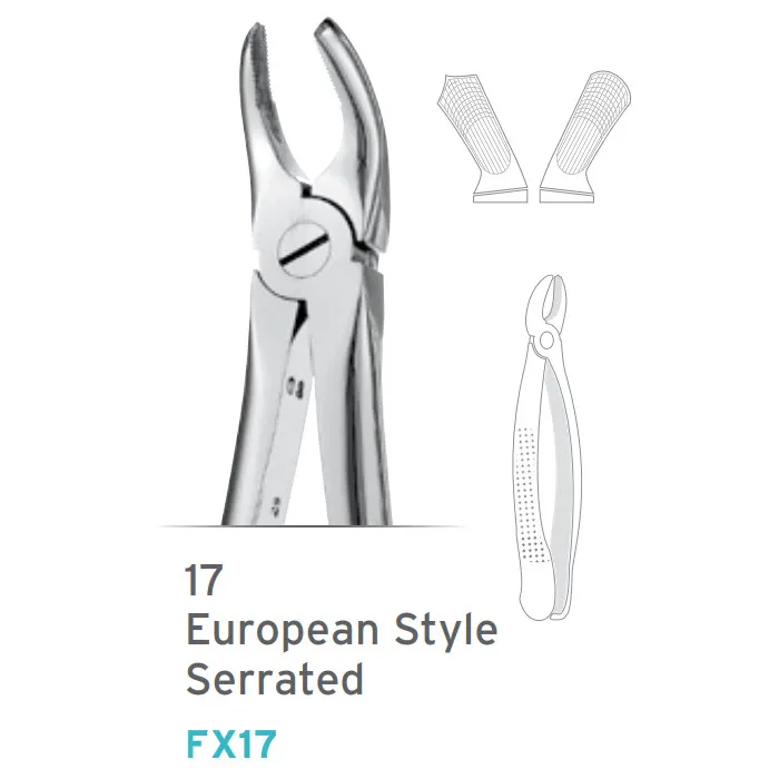 Upper Right Molars Extraction Forceps #17