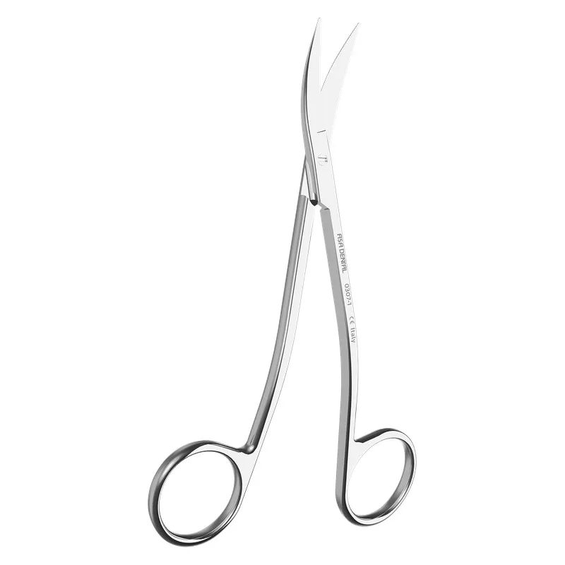Gum Scissors LA grange Curved, Saw Edge 10.5 cm