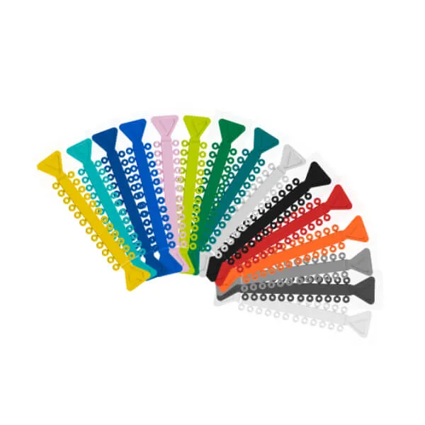 Elastomeric Ligature Stick Tie, Transparent