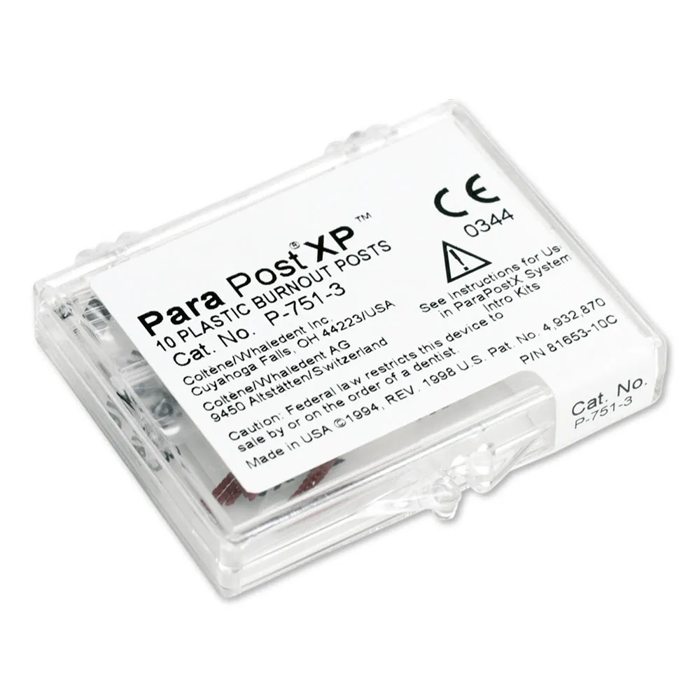 ParaPost XP وتد بلاستيكي قابل للحرق، بني، 0.90 مم، PK/10