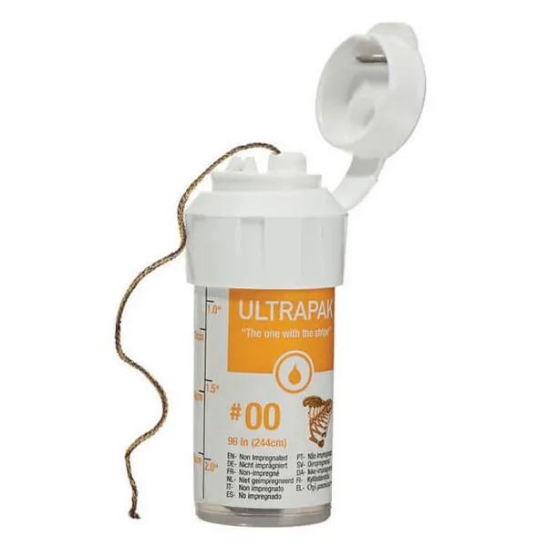 Ultrapak، خيط الإبعاد المحبوك من القطن 100%، حجم #00