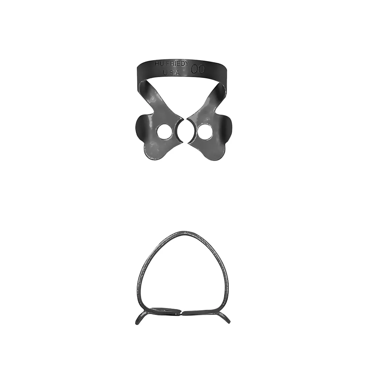 Rubber Dam Clamp #00, Premolar, BlackLine
