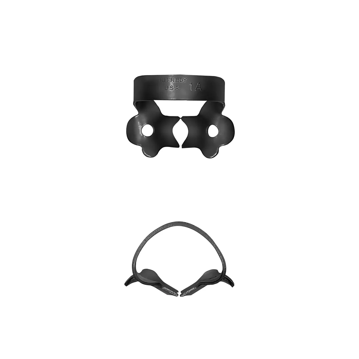 مشبك حاجز مطاطي #1A، ضاحك، BlackLine