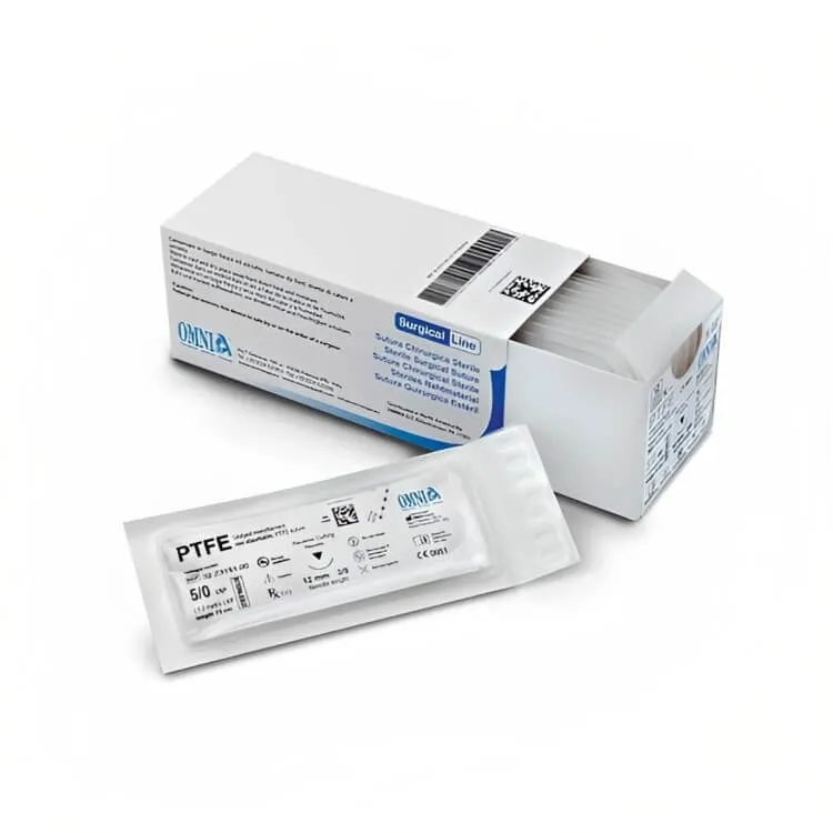 PTFE Suture, 2/0 Cutting Edge, 19mm, 3/8 Circle Reverse Cutting