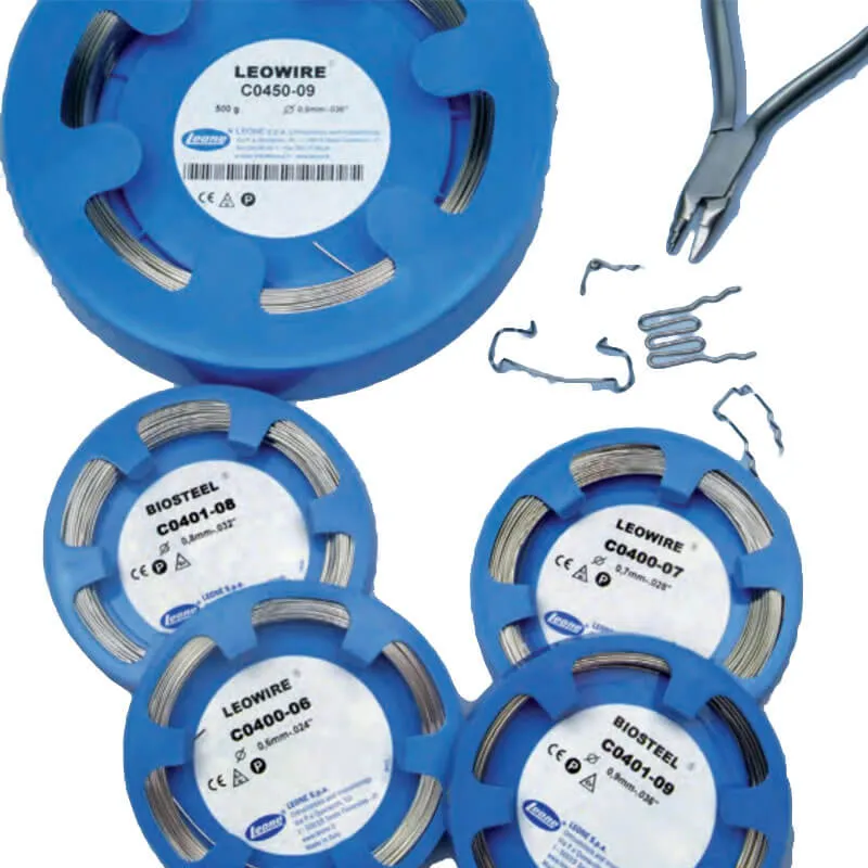 Leowire Clasp Round Hard Wire (0.6mm/.24"), Spool/40m