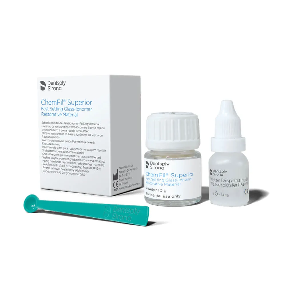 ChemFil Superior، زجاج أيونومر سريع التصلب، درجة LG (رمادي فاتح)