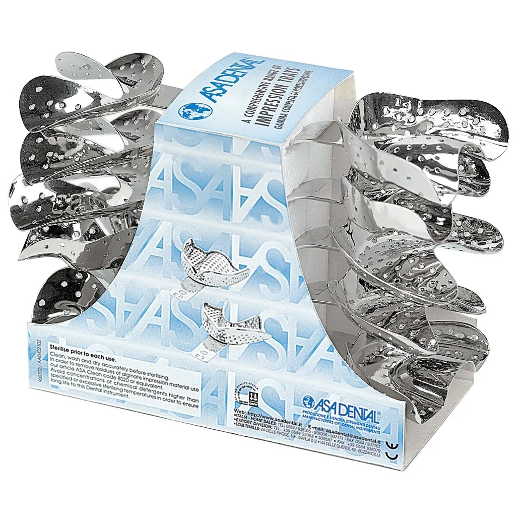 Ehricke S.S طابع مثقب بدون حواف للمرضى عديمي الأسنان، مجموعة Maxi/10