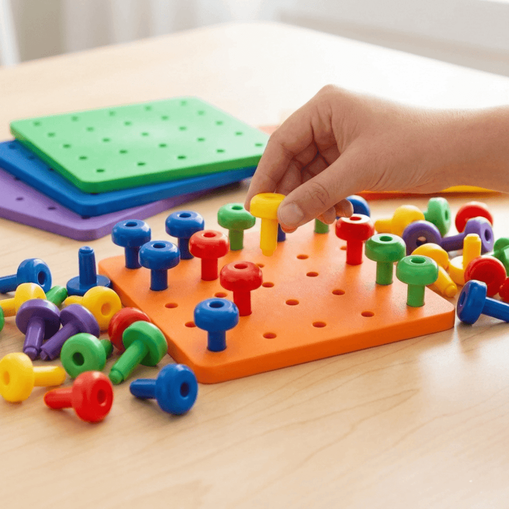 Colored Pegboard