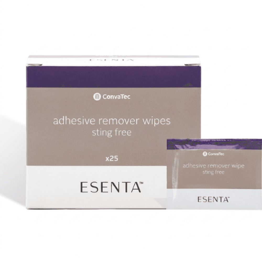 مناديل إيسنتا (ESENTA) لإزالة اللاصق الطبي -adhasive remover wipes