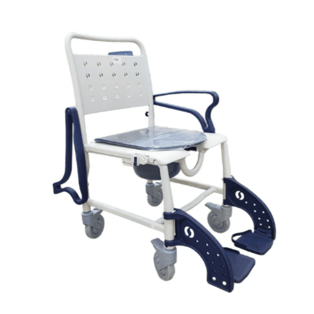 Commode and Shower Chair, Fiberglass