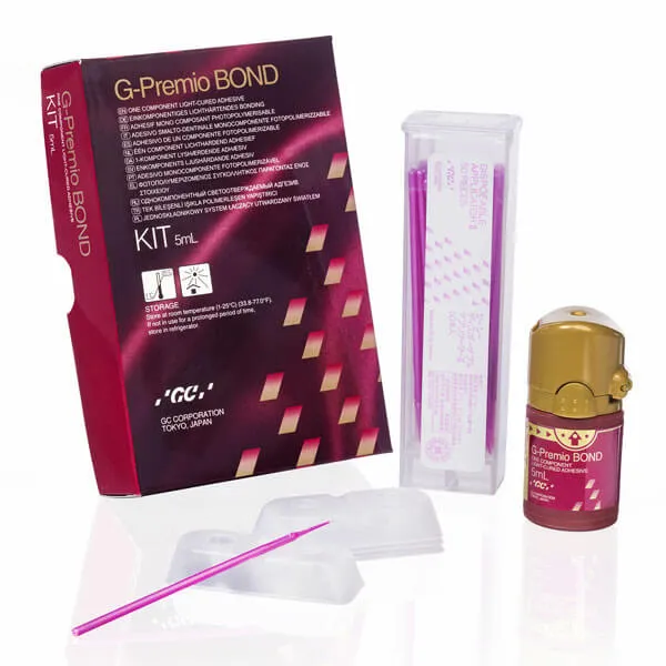 G-PREMIO BOND 5mL، مجموعة لاصق معالج بالضوء