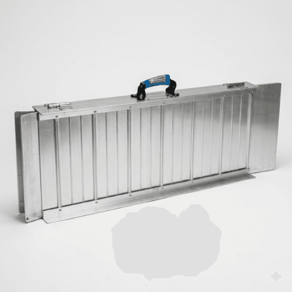 Folding Aluminum Wheelchair Ramp, 270kg Capacity