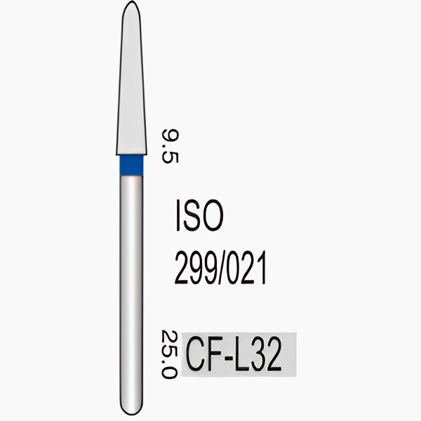Chamfur Torpedo (تجريف اللثة) ساق طويل CF-L32، خشونة قياسية، 299/020