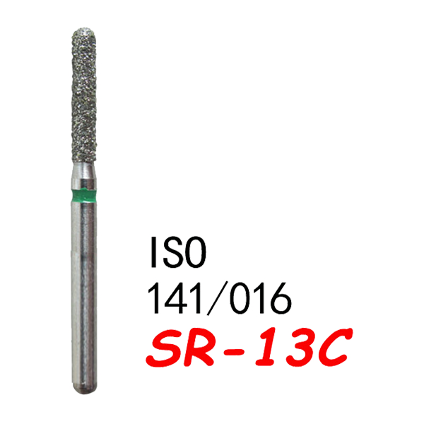 Shoulder Straight Round End Cylinder SR-13C, Coarse Grit, 141/017