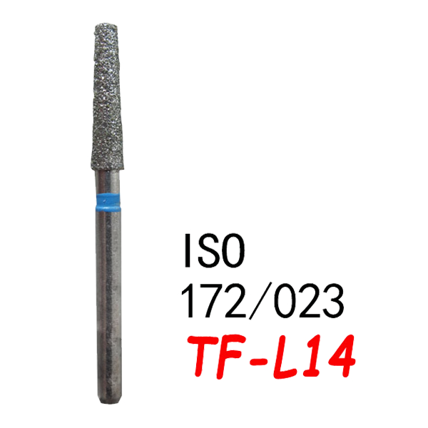 Straight Taper Flat End Long Shank TF-L14, Standard Grit, 172/023