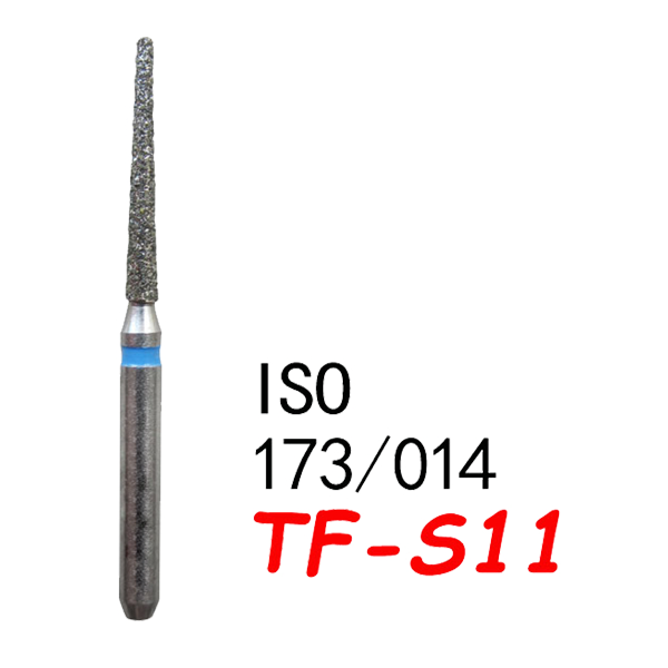 تناقص مستقيم نهاية مسطحة قصيرة TF-S11، حبيبات قياسية، 173/014