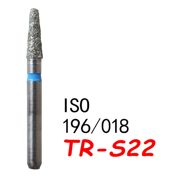 Straight Taper Round End Short TR-S22, Standard Grit, 198/012