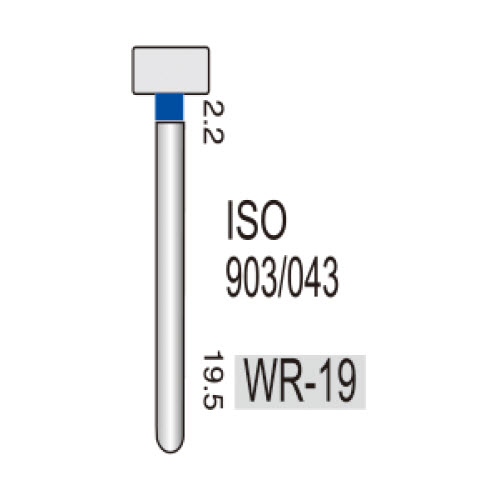 Wheel Rounded Edge WR-19, Standard Grit, 043/044